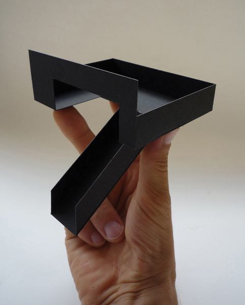 A model of one of the steel trays designed for the Corporate Culture showroom. Photo by Scottie Cameron
