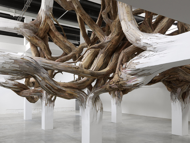 Henrique Oliveira, Baitogogo. Photo courtesy Palais de Tokyo