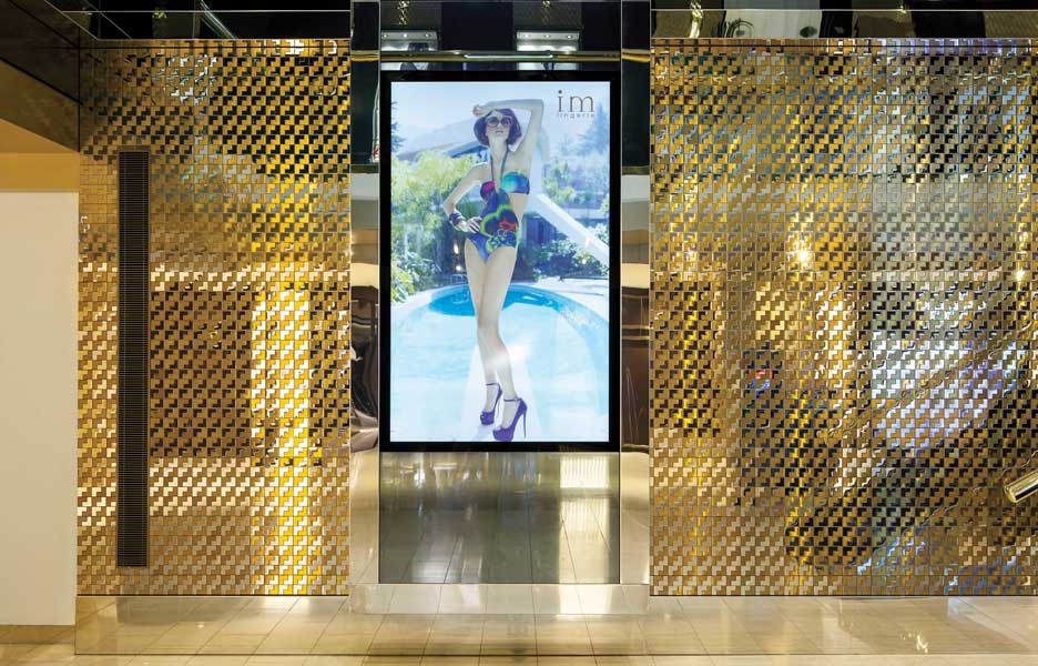Kink tiles designed by Karim Rashid for Alloy, specified by Red Design in Crown Casino’s Retail Street
