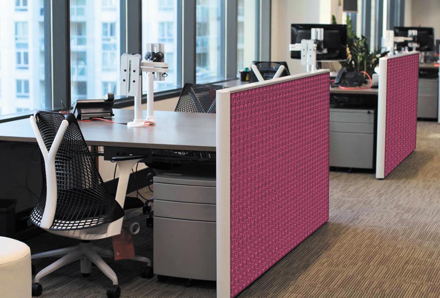 Honeycomb fabric in application on AWM F2 screen system