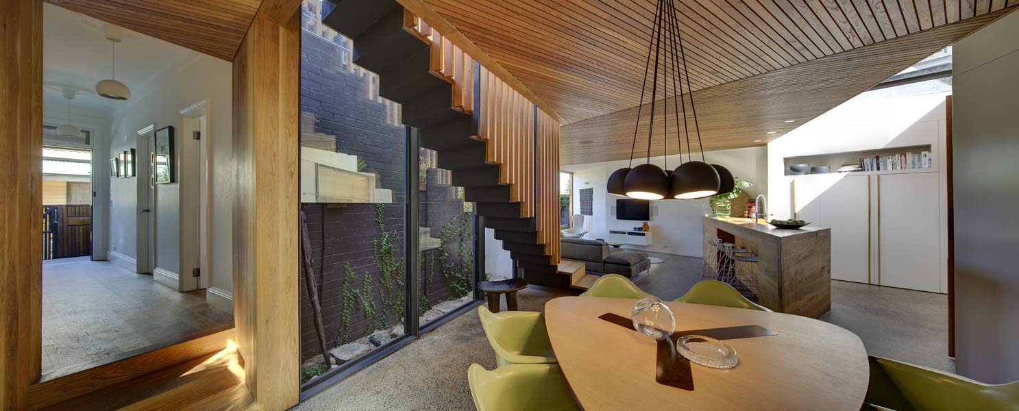 Kitchen and dining area