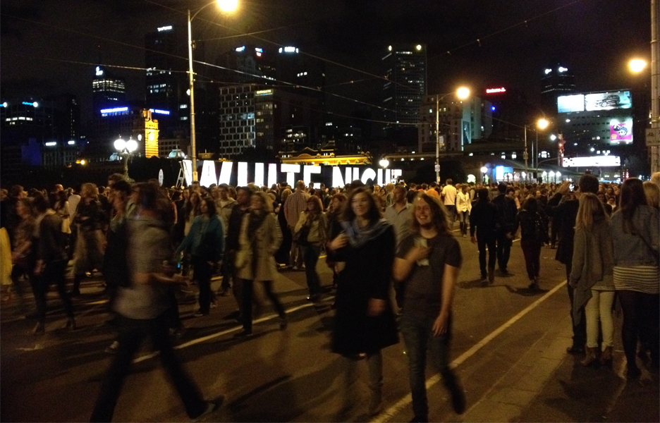 White Night on Princes Bridge