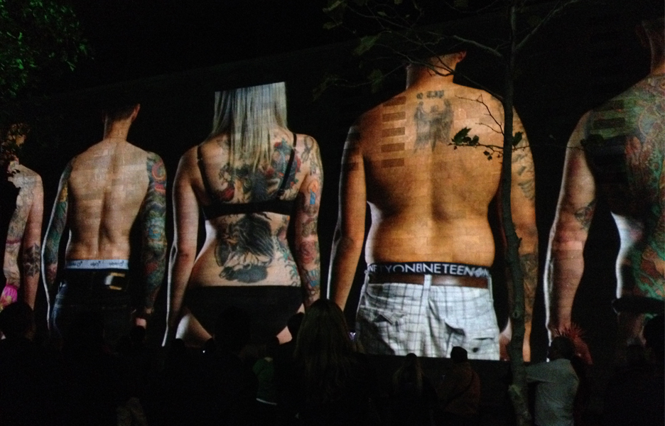 Bodies of art at the Tattooed City precinct