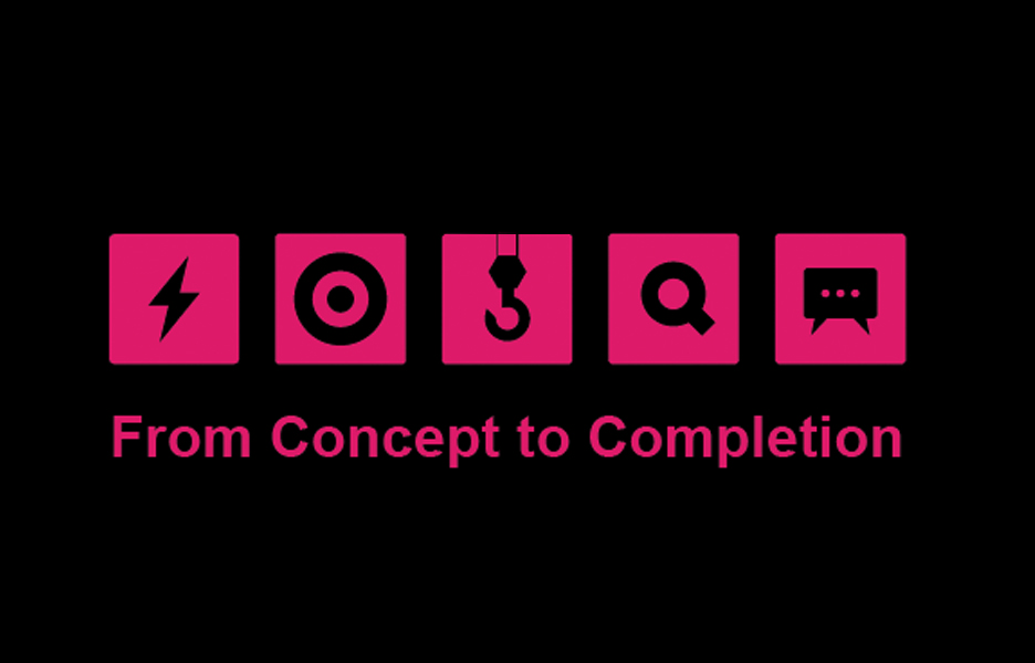 ‘From Concept to Completion’ is AR’s editorial idiom, outlining how the magazine operates in its new direction. The serialised articles each have their own logo to visually identify them on the page and online