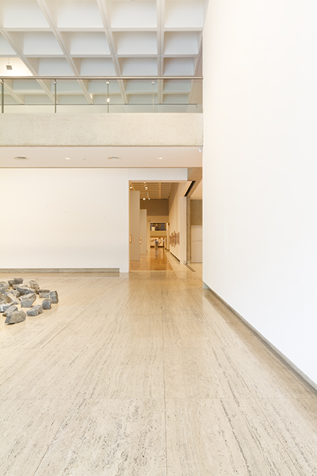 Recently revealed sightline at the Queensland Art Gallery