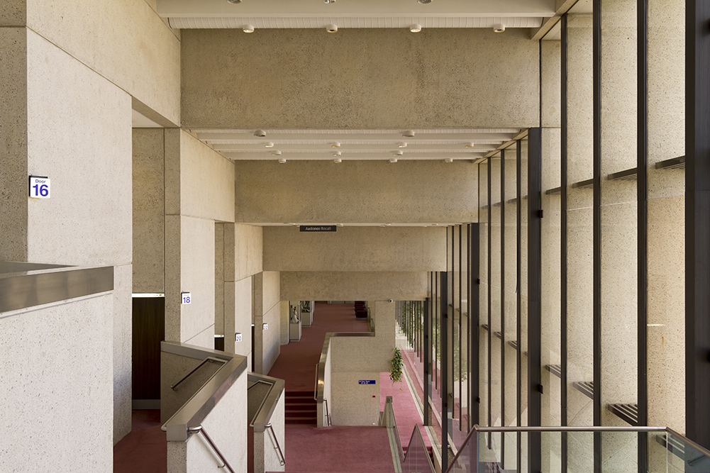 Foyer space on the south of the Queensland Performing Arts Centre