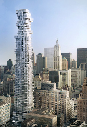 56 Leonard Street, New York, USA (2006-). Image Courtesy: Herzog & de Meuron