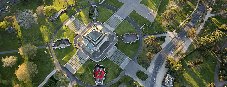 Additions to the Shrine pay tribute to fallen soldiers. Photography by John Gollings.