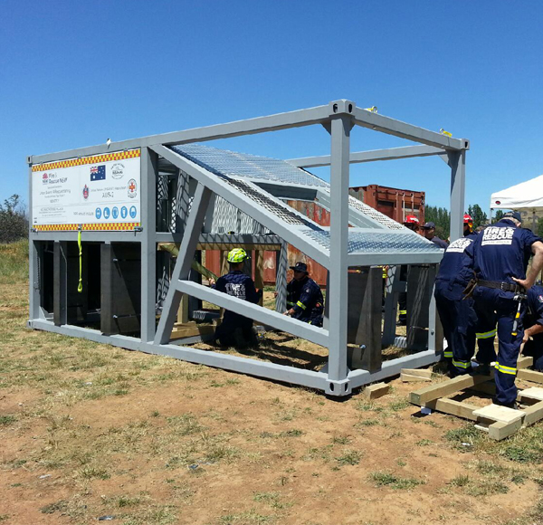 Transportable Building Collapse Training Simulator