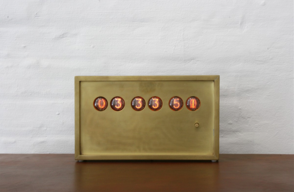 BDDW Nixie Desk Clock, image courtesy BDDW.