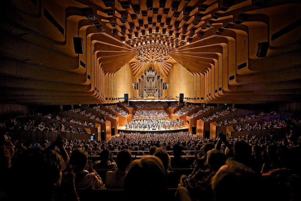 Sydney Opera House interior. Photo by Jason Tong.