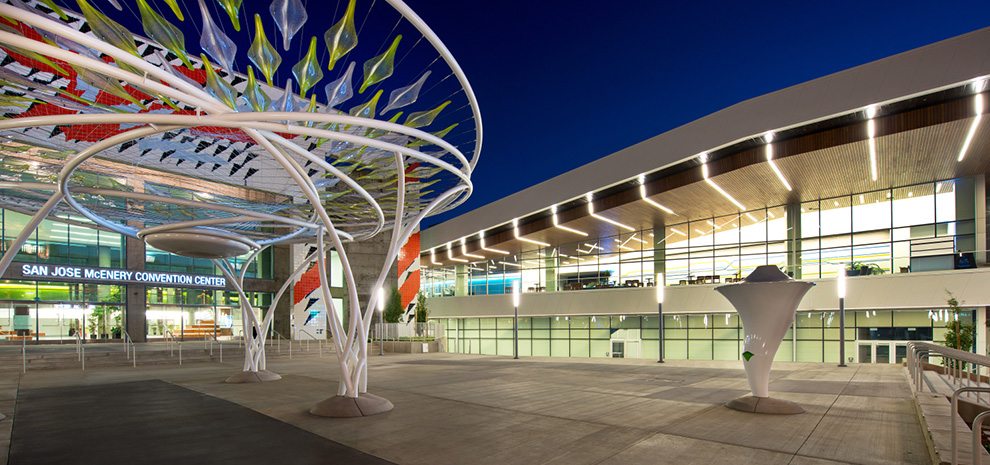 San Jose McEnery Convention Center Expansion by Populous. Render courtesy Populous.