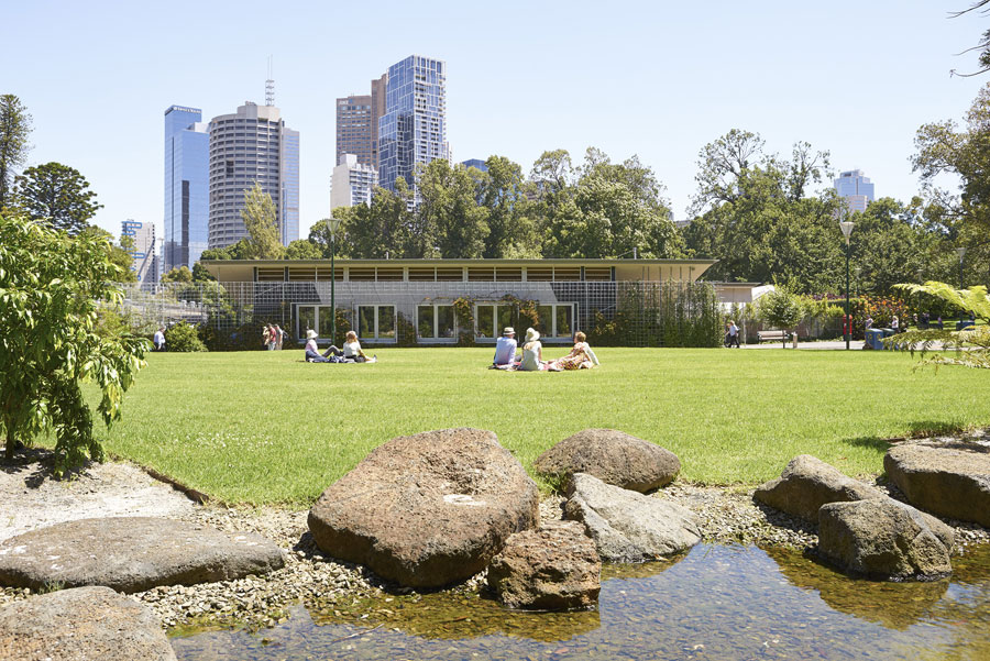 Fitzroy Gardens Redevelopment Project by City of Melbourne City Design Studio. Photo by Nils Koening.