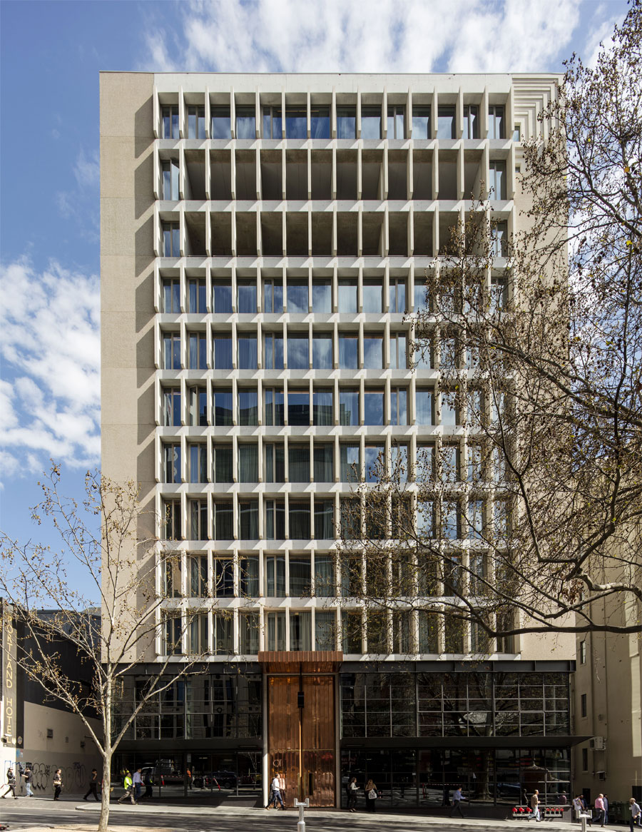 QT Melbourne by Candelapas Associates. Photo by Brett Boardman.