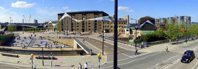 Granary Square, Kings Cross Central. Photo by Matt Kieffer.