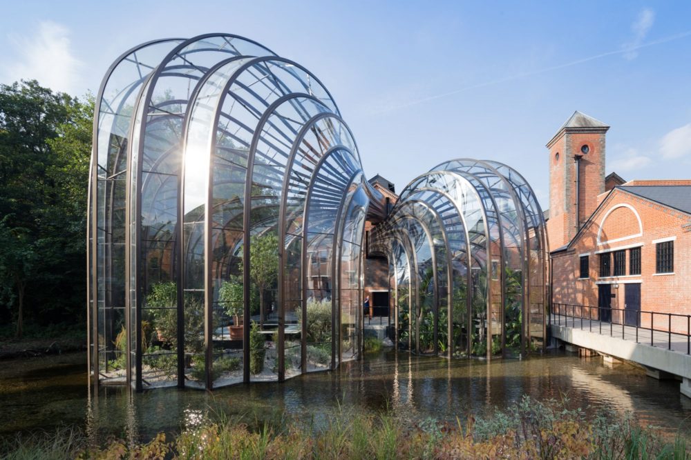 Bombay Sapphire distillery in Laverstoke UK, by Thomas Heatherwick. Photo courtesy Thomas Heatherwick.