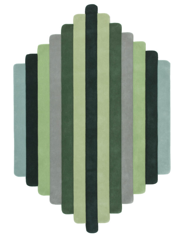 ’Lateral’ wool rug from Gavin Harris’ Mindscape collection for Designer Rugs. Image courtesy Designer Rugs.
