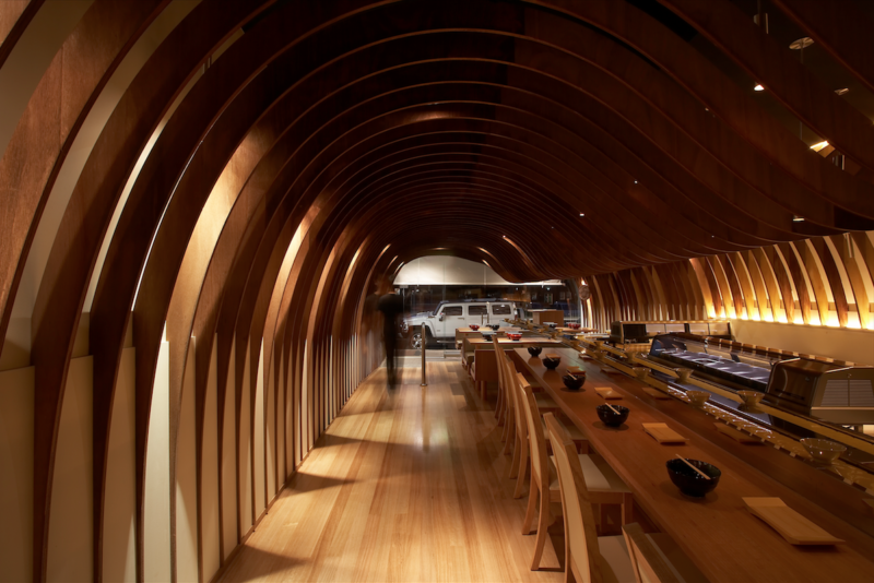 Cave restaurant by Koichi Takada Architects.