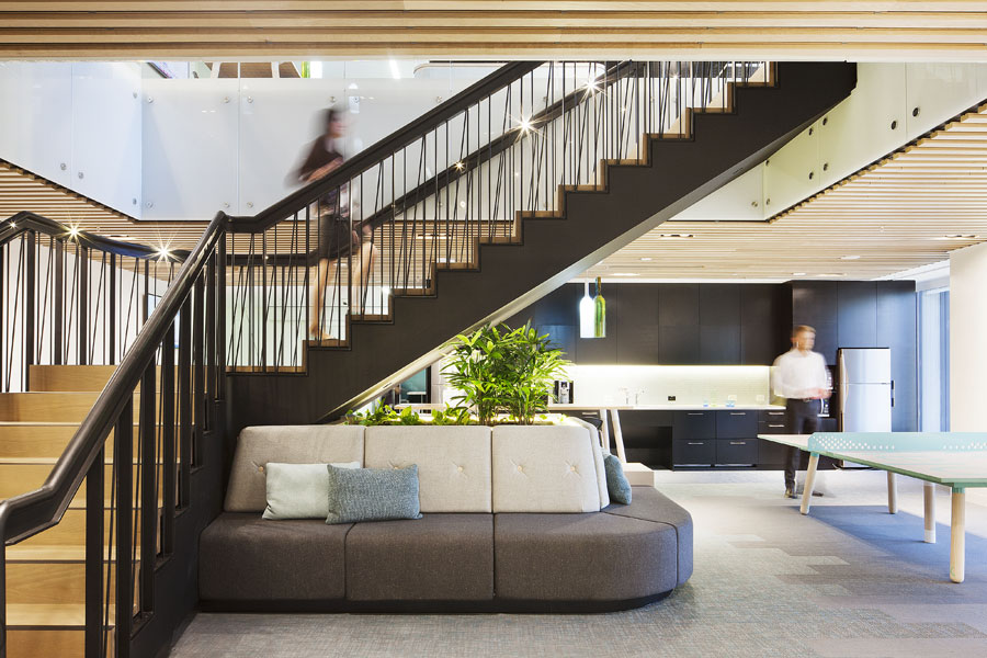 Hall & Wilcox office fitout, Rialto, Melbourne, 2013.