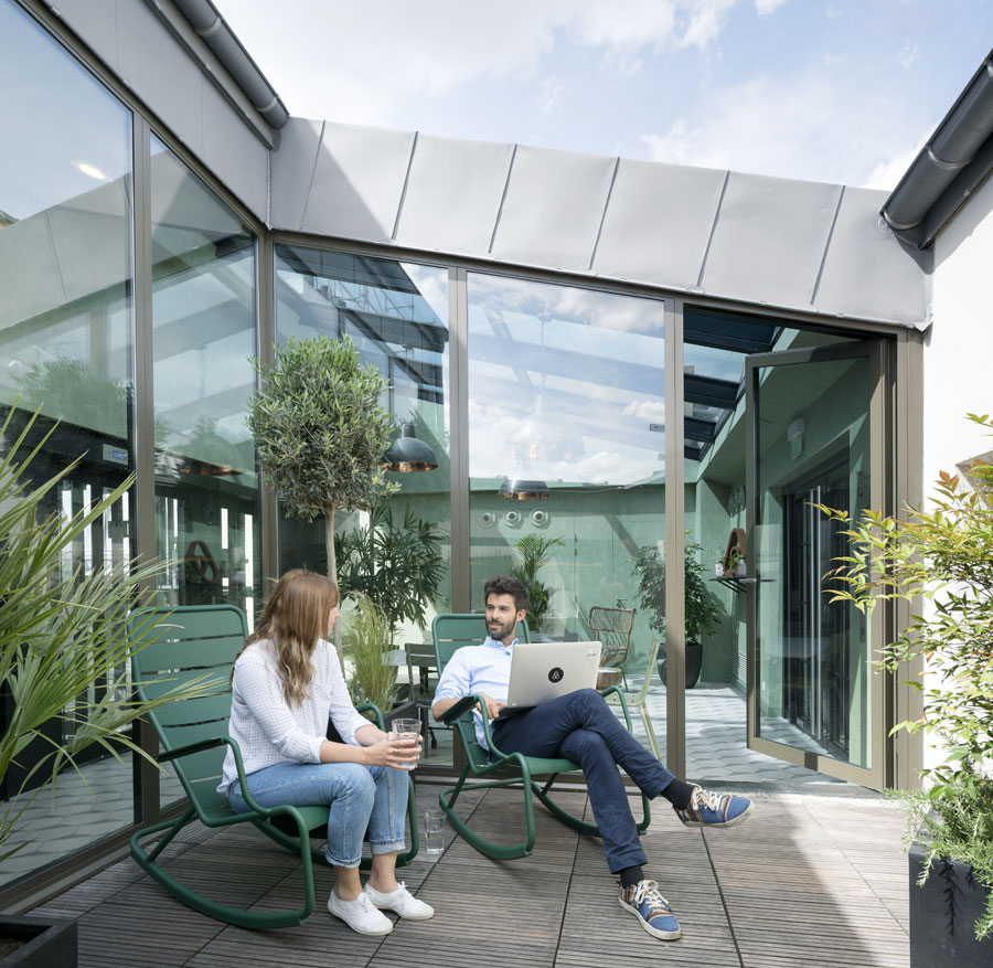 Courtyard space.