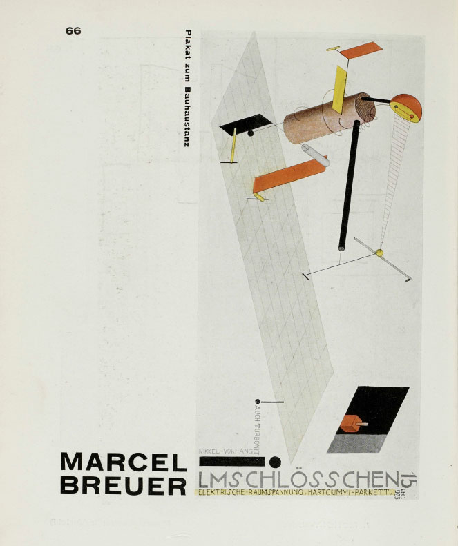 Poster by Marcel Breuer.