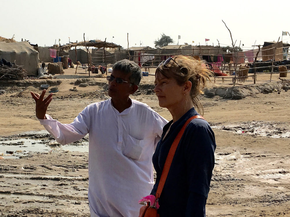 Mette Lange in Gujarat.