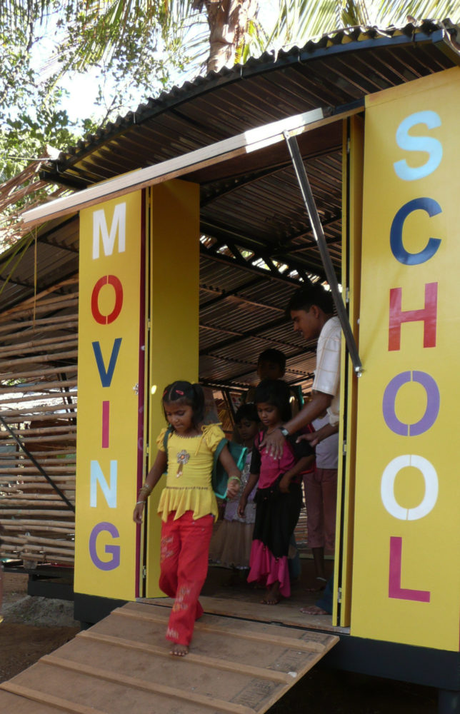 RollingSchool by Mette Lange Architects.