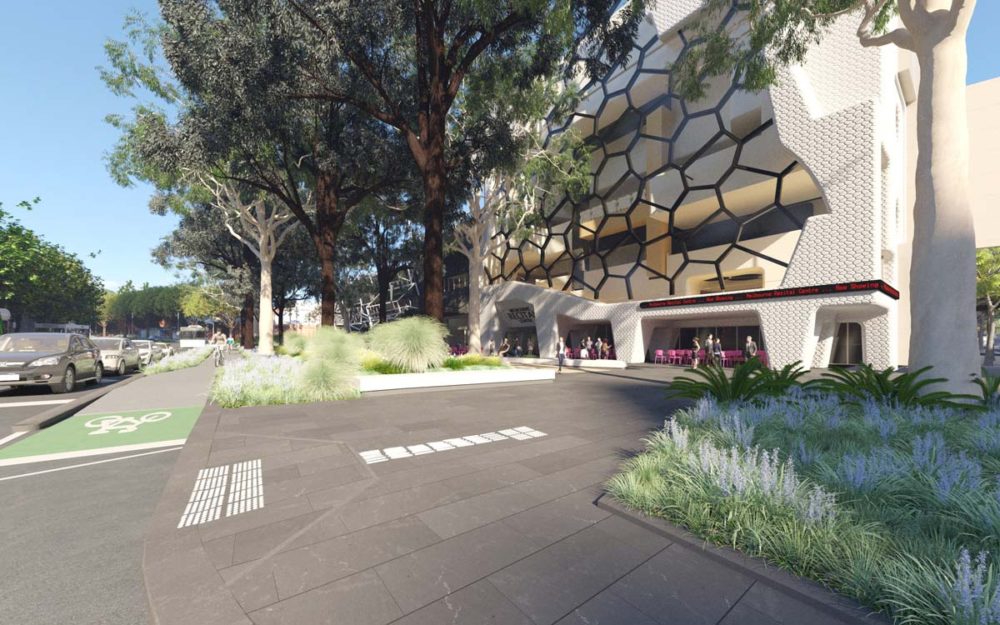 New public open space and trees from Sturt Street to St Kilda Road.