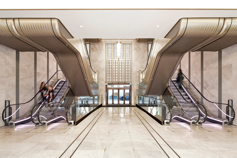 The Harrods grand entrance hall.