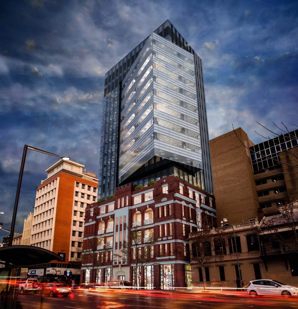 Gawler Chambers by Matthews Architects. Render courtesy the architect.