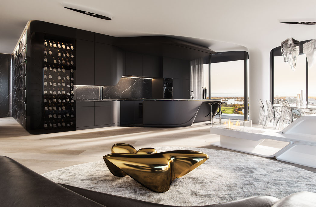 ZHA's Mayfair kitchen