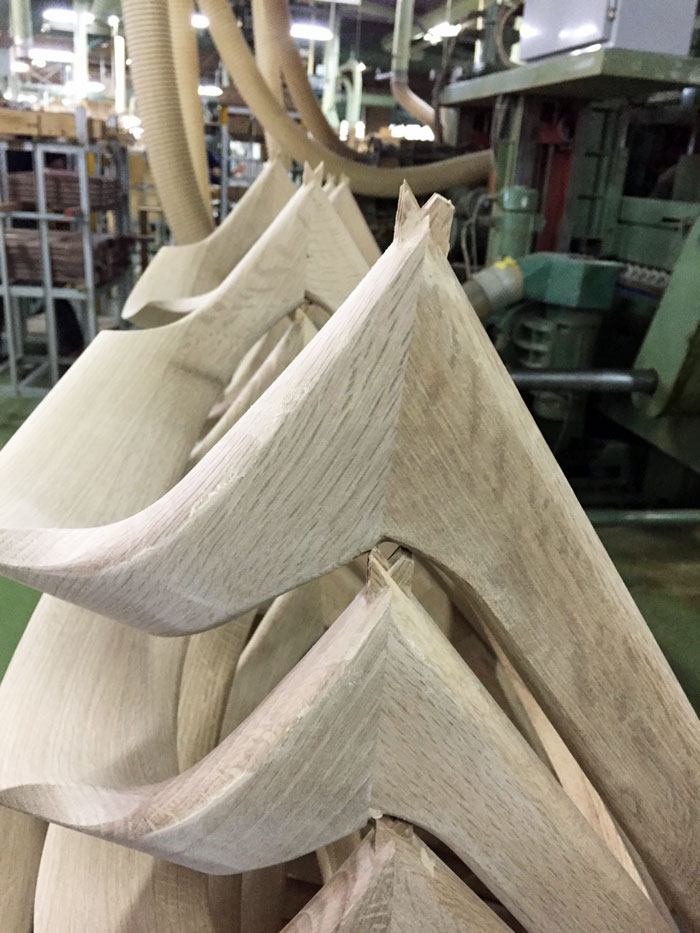 Hand-finished and handmade is a key feature of the pieces.