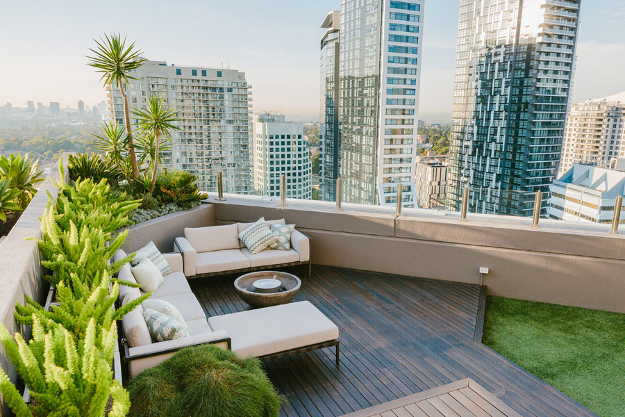 Chatswood rooftop garden by Outdoor Establishments. Photo by Lina Hayes.