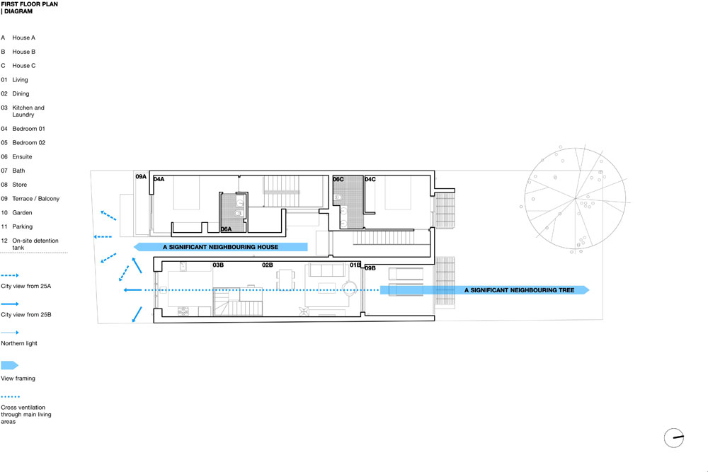 First floor plan.