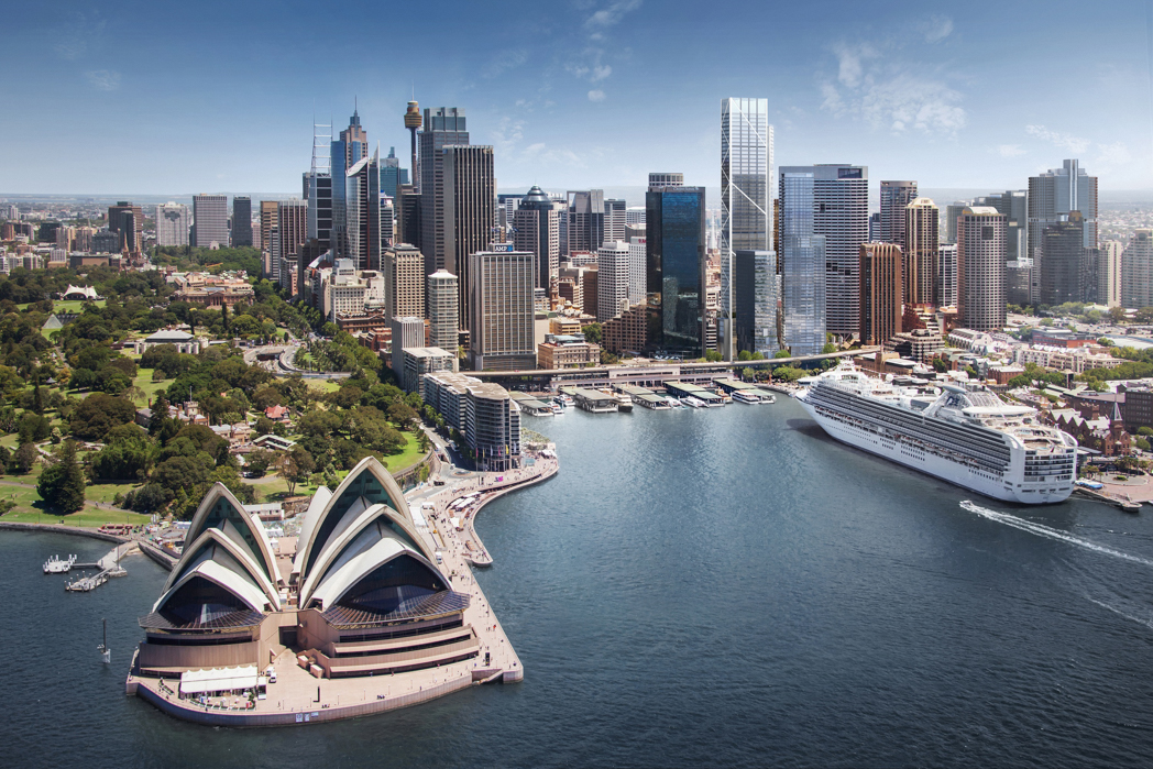 Aerial view of Circular Quay