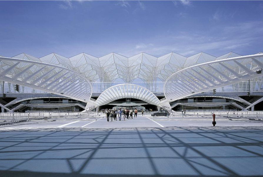 Oriente station Lisbon by Santiago Calatrava.