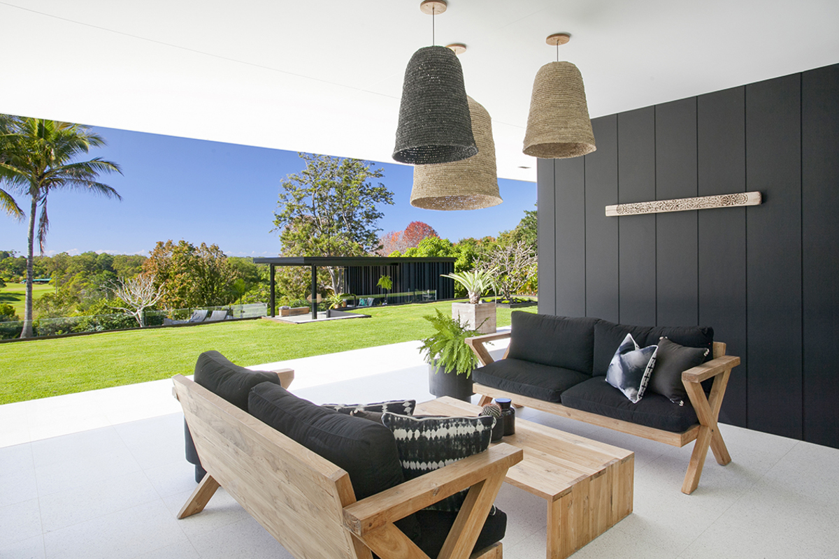 Indoor outdoor living at the Glasshouse