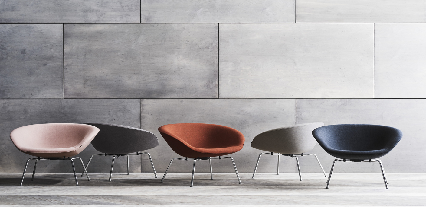 The Pot Chair by Arne Jacobsen