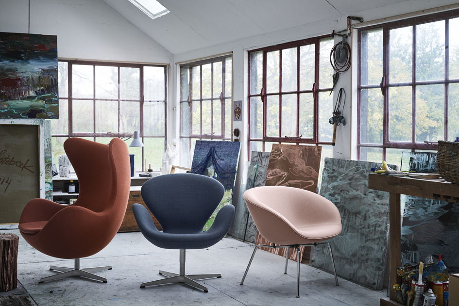 Fritz Hansen chairs by Arne Jacobsen