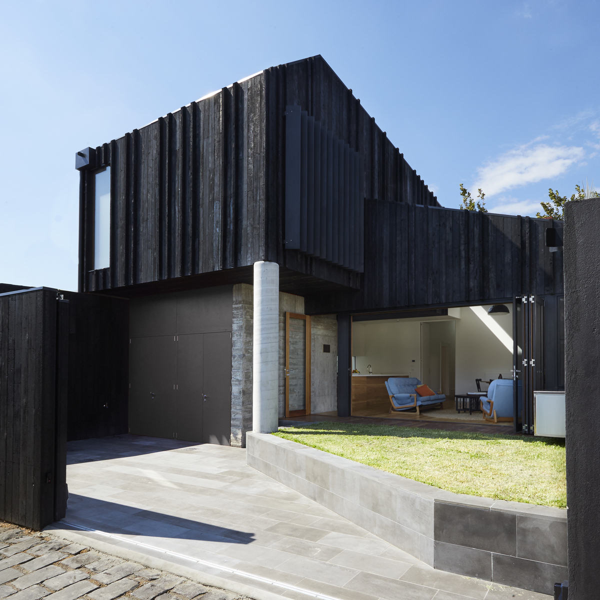 Rear elevation of Albert Park house