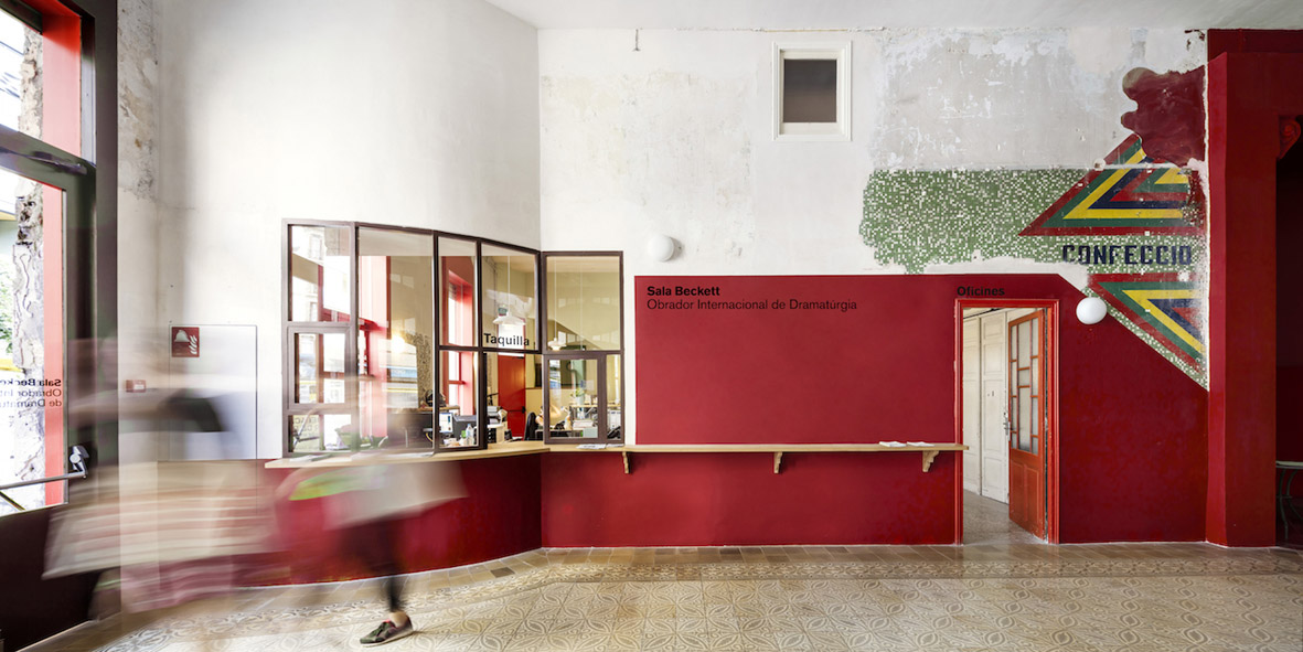 Interior Sala Beckett theatre