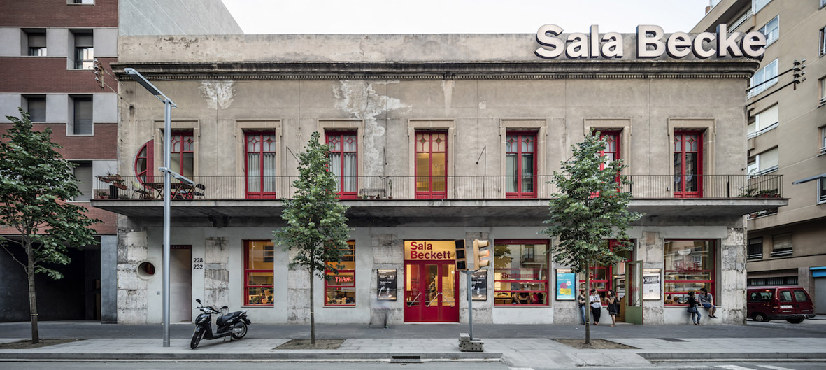 exterior of the Sala Beckett theatre