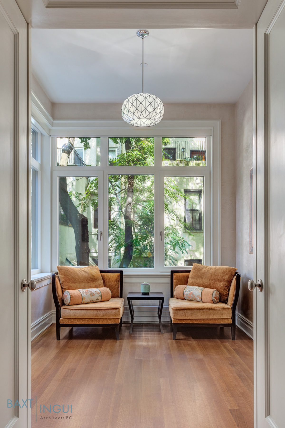 Master bedroom in Passive House