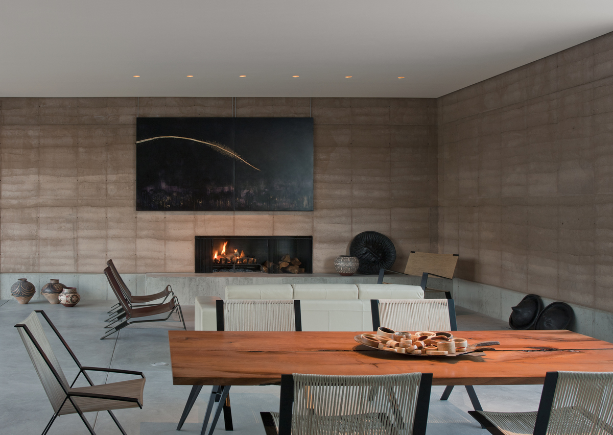 Living area in the Tucson Home