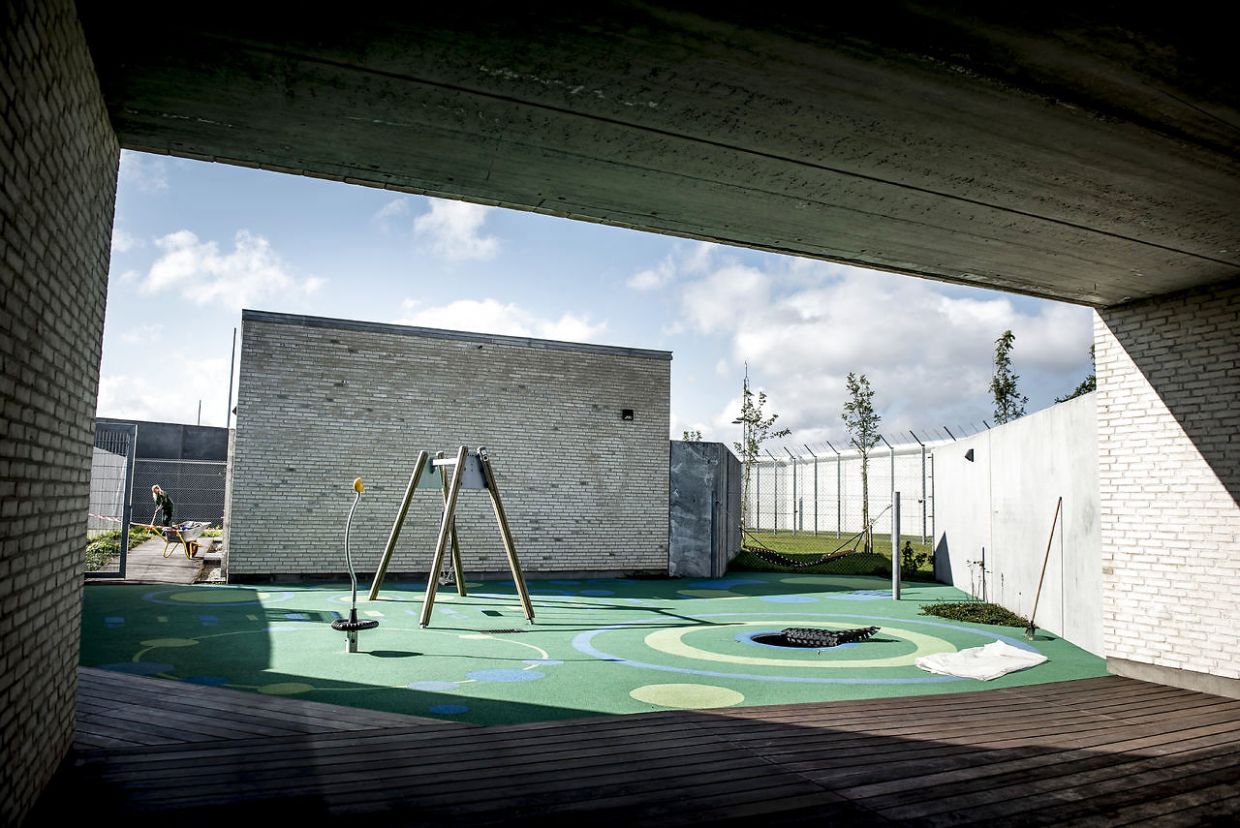 Outdoor area of Storstrøm Prison