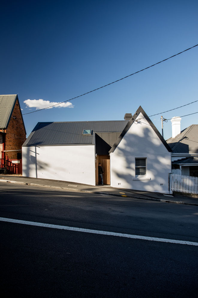 Exterior of the small house