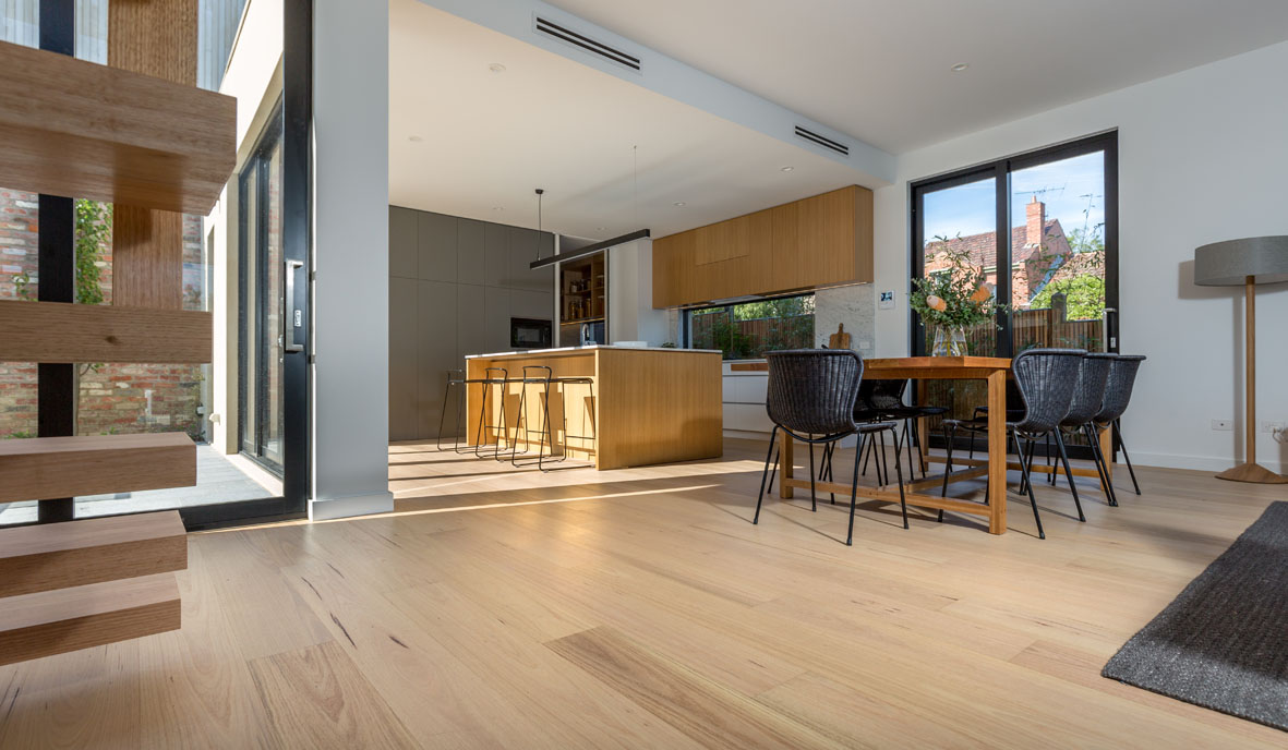 ASH Timber Project (Flooring): Built by Orbis Constructions, Photography by DJWTV 