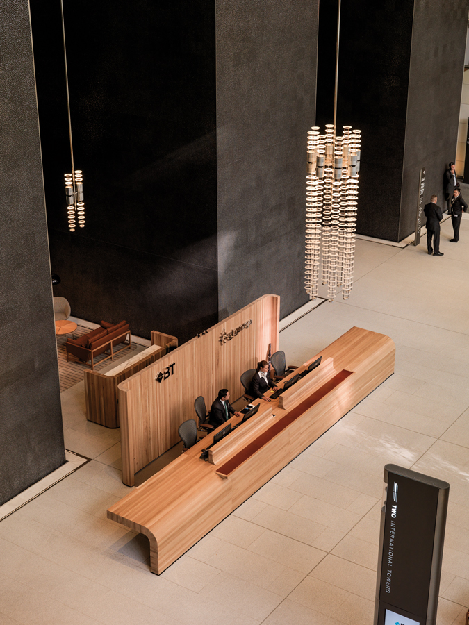 International Towers Sydney Tower 2 Lobby by Woods Bagot 