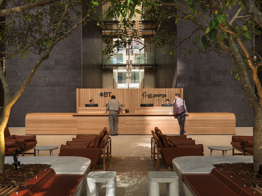 International Towers Sydney Tower 2 Lobby by Woods Bagot
