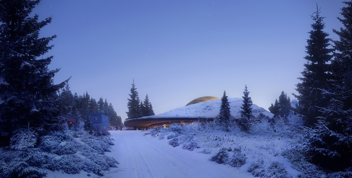 The planetarium at Solobservatoriet